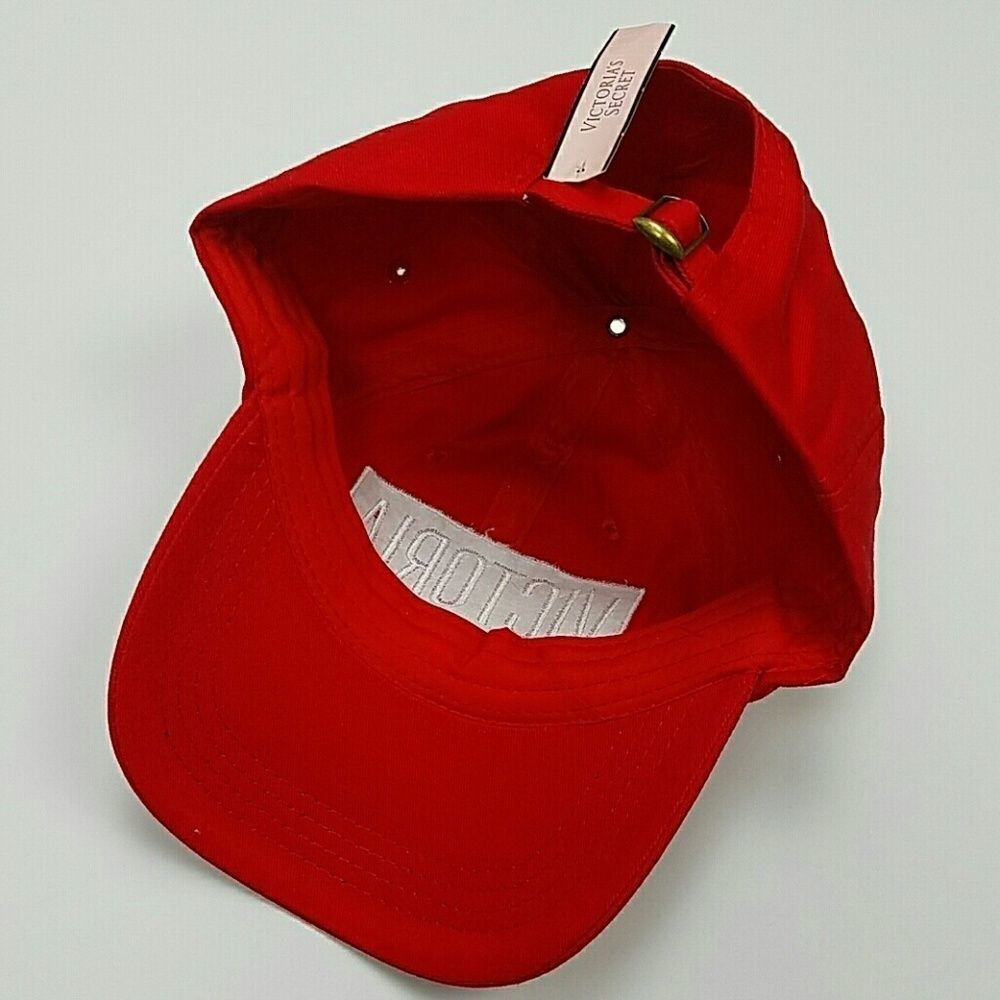 Victoria's Secret Sport Red Hat NWT - Picture 4 of 5